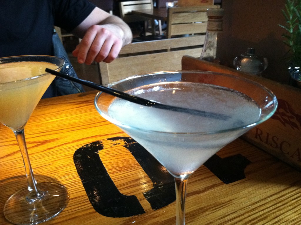 White Peach Margarita and Coconut Daiquiri 