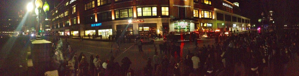 Panaroma view, compliments of B. Peek who went jacketless and was still tougher than me on the numb-finger front.