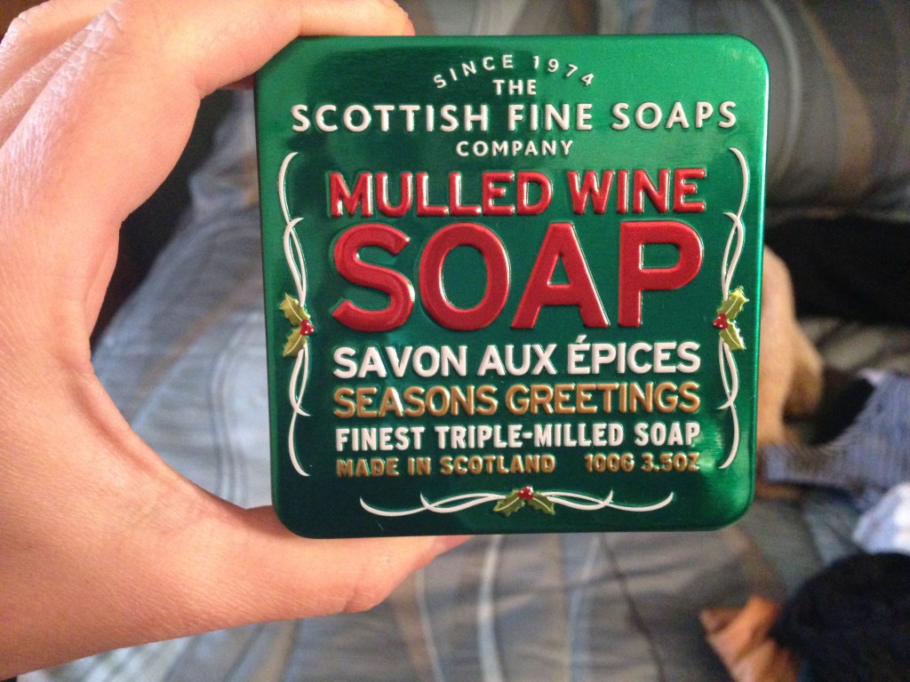 Because it's Scottish. I have, in the last three years, owned soap.