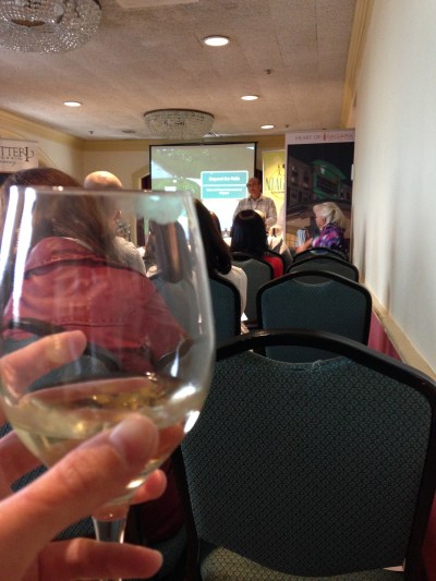 Cheers to free wine at 11am!
