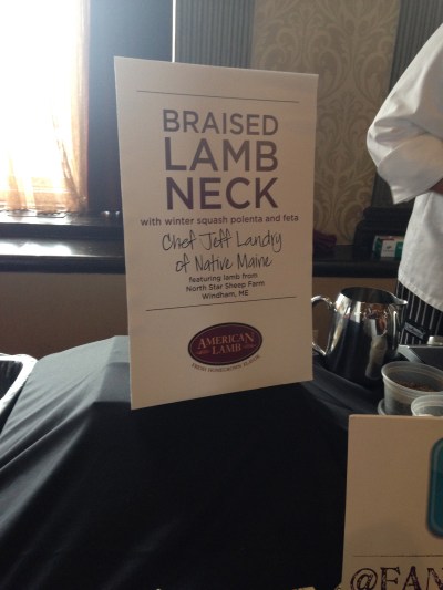 How could I forget the BRAISED LAMB NECK